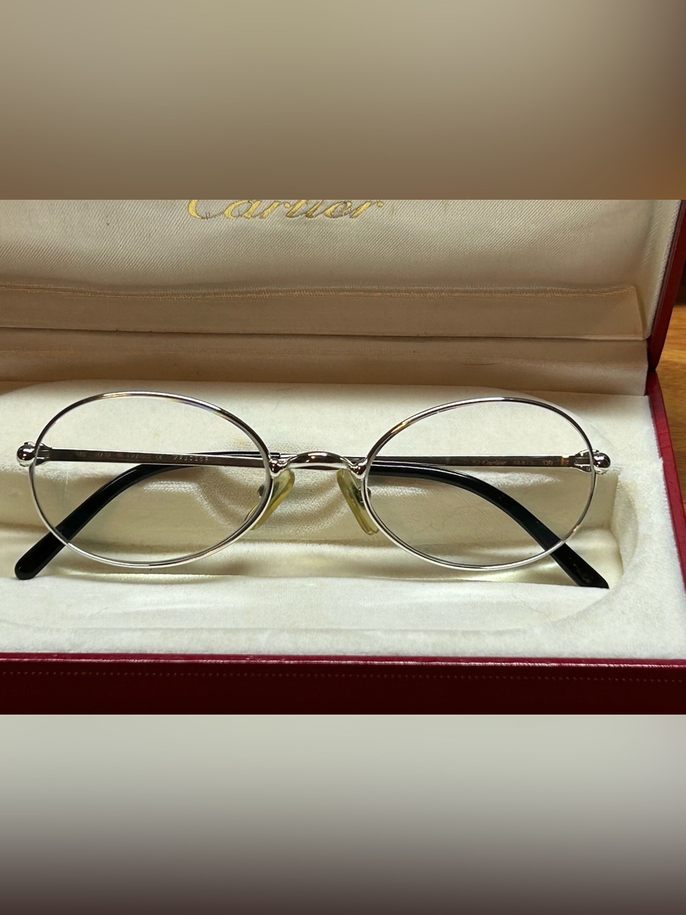 Cartier Saturne Platine Edition Vintage Authentic Women’s Eyeglasses